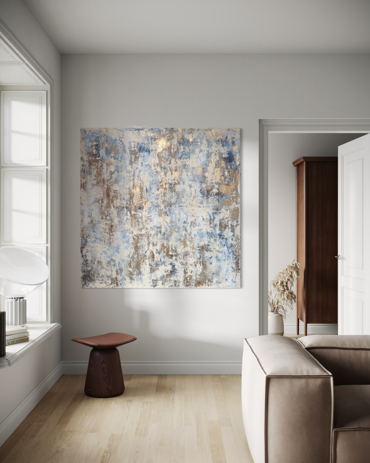 Present/ 100x100cm/ 13000,-