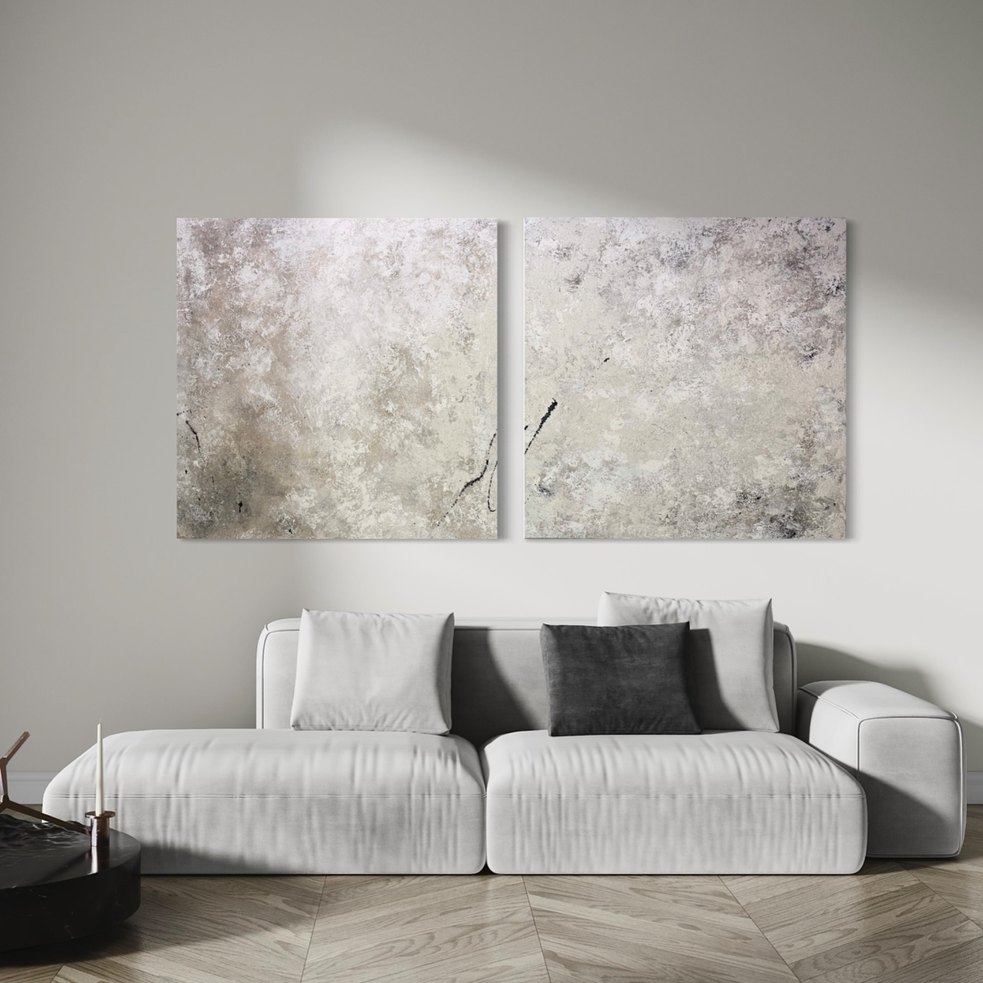 Whisper of Stone 2x 100x100x4cm